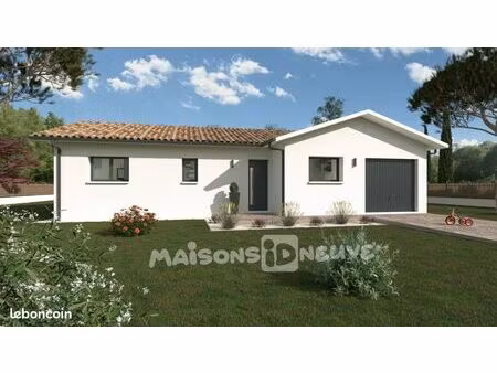 projet de construction d'une maison 90 m² avec terrain à salaunes (33)
