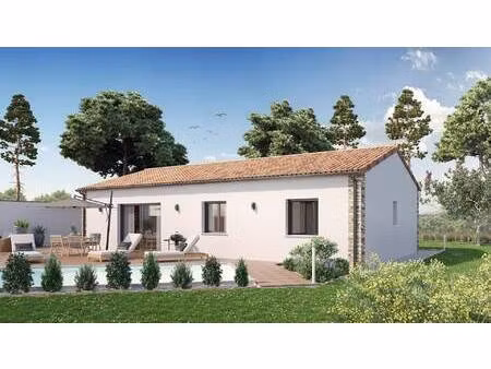 terrain avec maison neuve à vendre