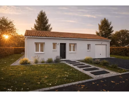 terrain avec maison neuve à vendre