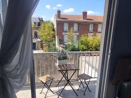 à louer – appartement meublé de 29 m² avec balcon  parking et cave – reims