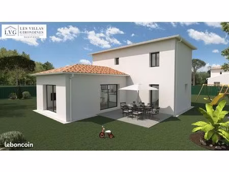 projet de construction d'une maison 97.33 m² avec terrain à moulis-en-medoc (33)