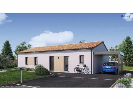 terrain avec maison neuve à vendre