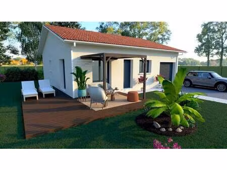 terrain avec maison neuve à vendre