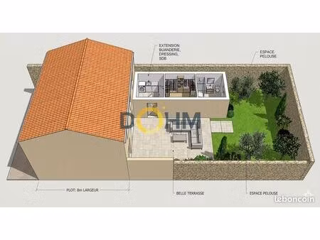 terrain 370 m² harnes