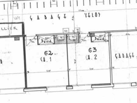 2 chambres de bonnes