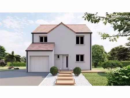 projet de construction d'une maison 98.79 m² avec terrain à la chevroliere (44)