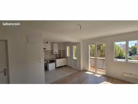 appartement t3 rénové avec clim et balcon — 3 min du métro des minimes