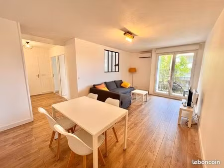 t2 meublé climatisé avec balcon et parking – toulouse (château de l'hers)