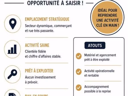 vente fond de commerce restauration