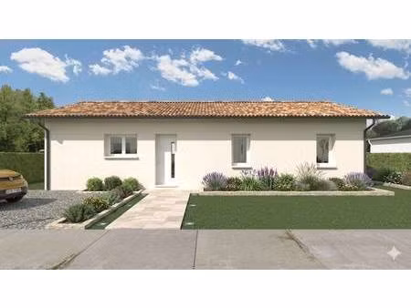 terrain avec maison neuve à vendre