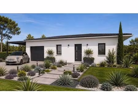 terrain avec maison neuve à vendre