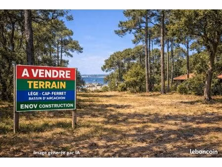 terrain 1 100 m² lege cap ferret