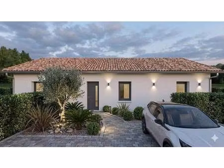 terrain avec maison neuve à vendre