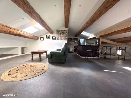 magnifique appartement esprit loft rénové garage possible