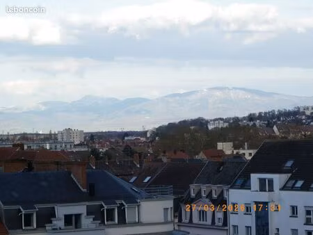 mulhouse cœur de ville appartements 5 chambres + séjour lumineux avec grand balcon ensolei