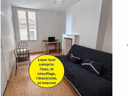 studio meublé toutes charges incluses  y compris internet