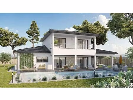 terrain avec maison neuve à vendre