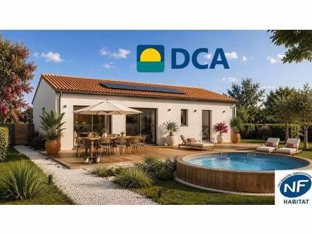 terrain avec maison neuve à vendre