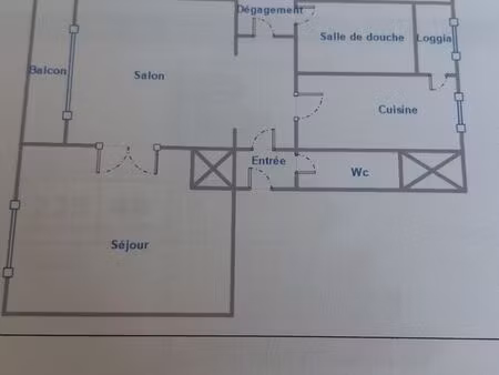 appartement 4 pièces 72 m²