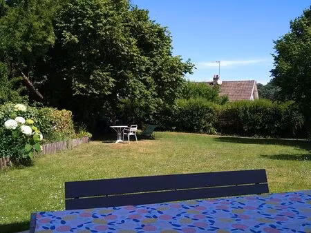 maison meublée rénovée 110 m² – jardin – centre bourg– idéale pour 1 ou 2 actifs