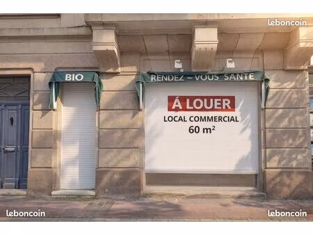 à louer – local commercial 60 m² – metz centre / gare