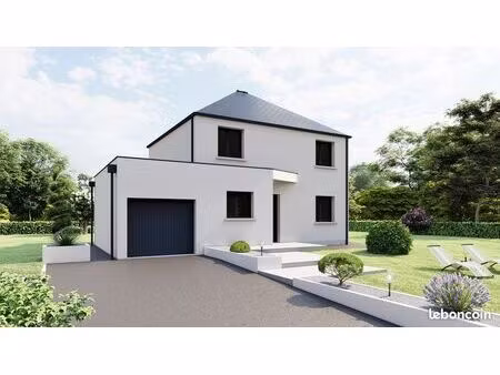 projet de construction d'une maison 93.5 m² avec terrain à la chapelle-sur-erdre (44)