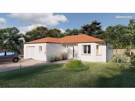 projet de construction d'une maison 89.6 m² avec terrain à la plaine-sur-mer (44)