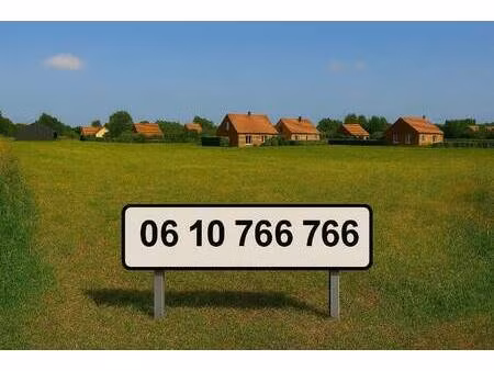 terrain constructible à vendre