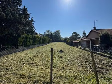 terrain constructible dagneux 1650m2