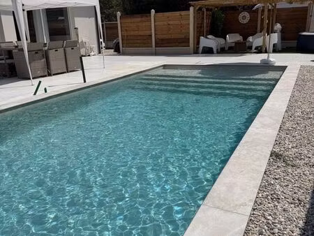 ? maison contemporaine récente avec piscine – vente directe particulier