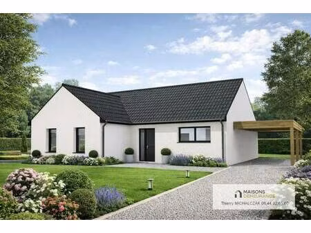 terrain avec maison neuve à vendre