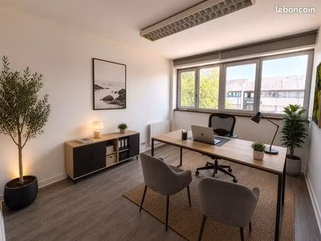 bureau privatif 15 m² – coworking de standing – ploemeur / lorient