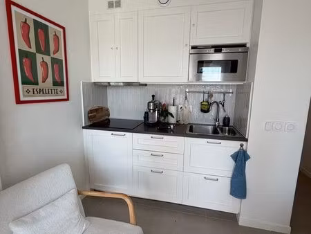 location studio meublé – 23 m² – balcon – parking – vue pyrénées