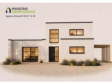terrain avec maison neuve à vendre