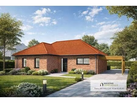 terrain avec maison neuve à vendre