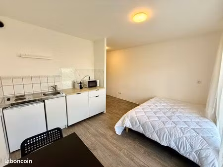 studio meublé de 19 m² avec jardin privatif – disponible fin juillet