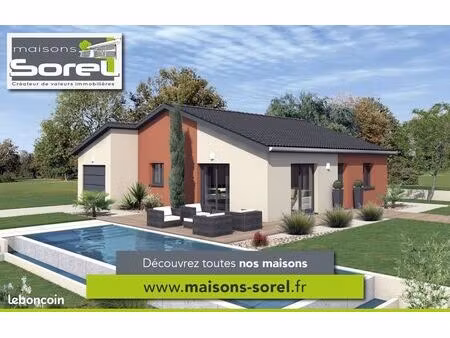 maison 98 m² avec terrain à oyonnax (01)