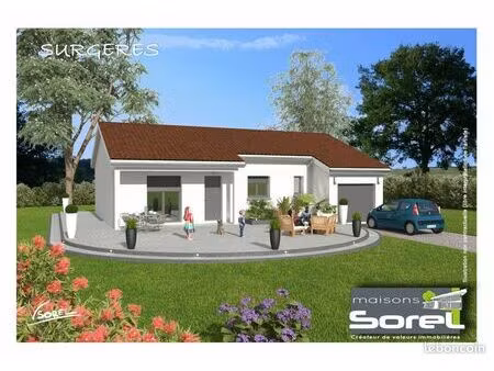 maison 90 m² avec terrain à viriat (01)