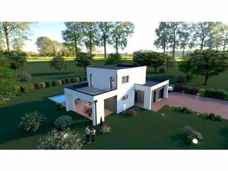 terrain avec maison neuve à vendre