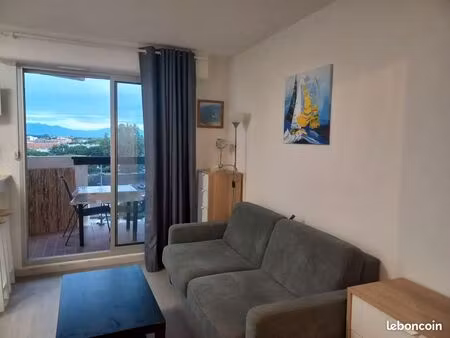 location etudiante joli studio canet de septembre à juin