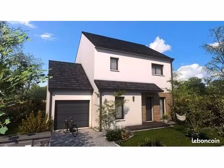 projet de construction d'une maison 107.52 m² avec terrain à noroy-sur-ourcq (02)