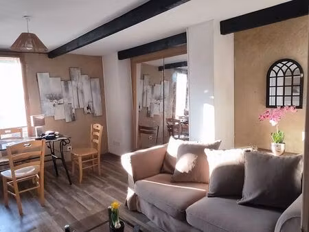 idéal pied-à-terre cnb  plain de l'ain  charmant duplex 70m meublé 2 chambres