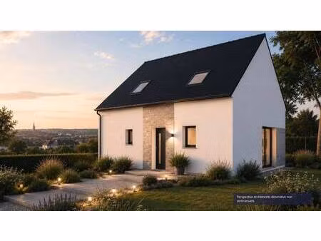 terrain avec maison neuve à vendre
