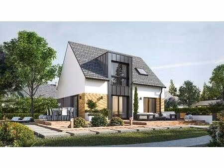 terrain avec maison neuve à vendre