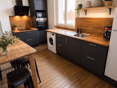 appartement meublé de standing – 1 chambre + bureau – centre de chauny