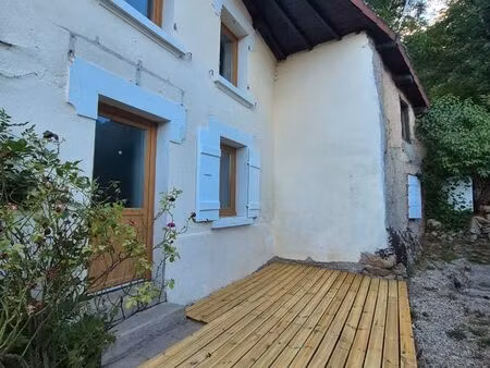 maison avec terrain / pas de garage
