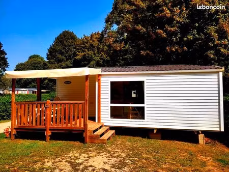 à vendre – mobil-home irm loggia 2chambres 5 places – camping le parc des roches (91530 sa