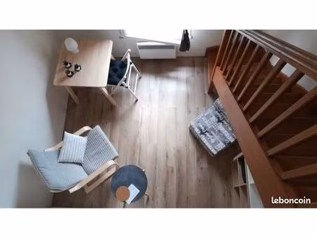 studio/t2 vrai duplex meublé