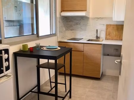 appartement meublé rénové beaulieu 30m2