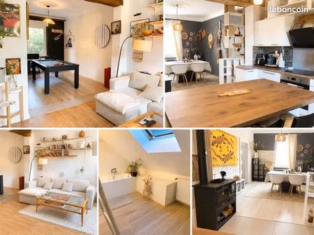 à louer maison meublée 110 m² – 3 chambres + salle de jeux – grand jardin